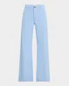 Kobi Halperin Shay Wide-leg Linen Blend Pants In Ice