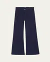 Kobi Halperin Shay Wide-leg Linen Blend Pants In Midnight Blue