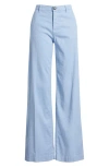 Kobi Halperin Shay Wide-leg Linen Blend Pants In Ice