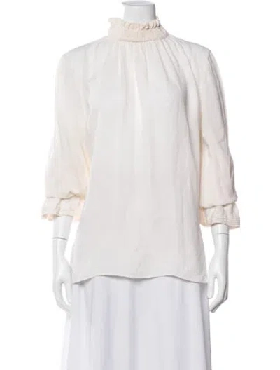 Pre-owned Kobi Halperin Silk Jacket In Neutrals