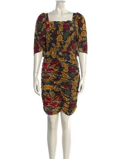 Pre-owned Kobi Halperin Silk Knee-length Dress In Black