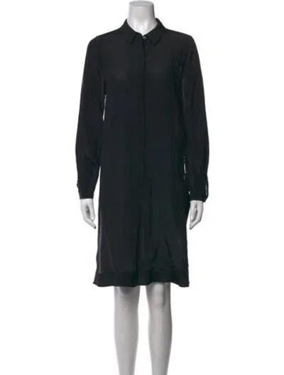 Pre-owned Kobi Halperin Silk Knee-length Dress In Black