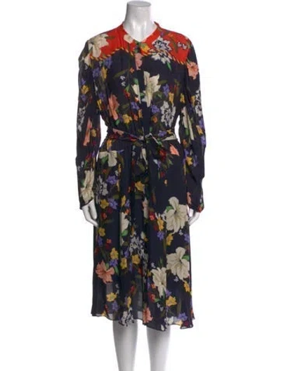 Pre-owned Kobi Halperin Silk Knee-length Dress In Multi