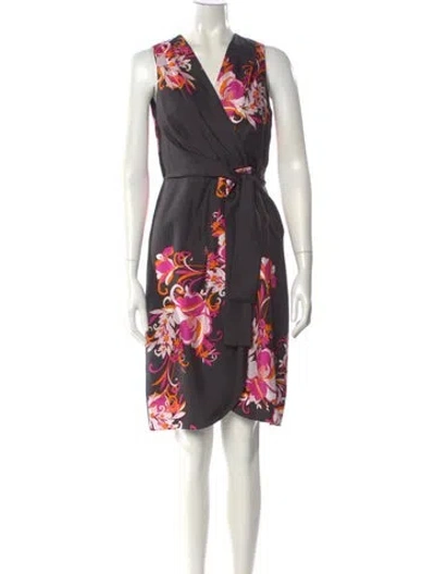Pre-owned Kobi Halperin Silk Knee-length Dress In Multi