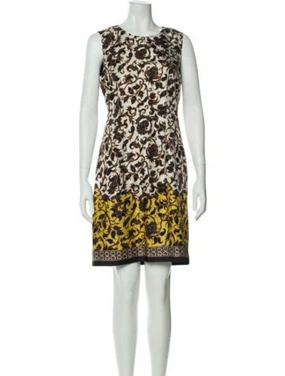 Pre-owned Kobi Halperin Silk Mini Dress In Neutral