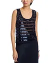 Kobi Halperin Solstice Sweater Tank In Navy