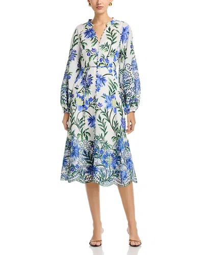 Kobi Halperin Soph Midi Dress In Blue