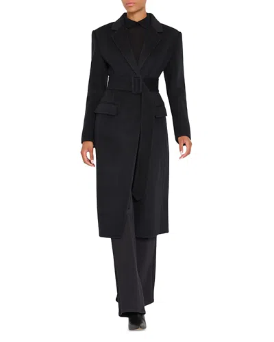 Kobi Halperin Sophie Belted Trench Coat In Black