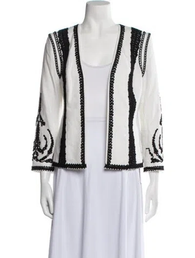 Pre-owned Kobi Halperin Striped Jacket In Neutral