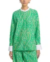 Kobi Halperin Suri Paisley-print Blouse In Parakeet Multi