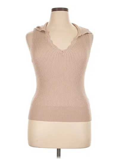 Pre-owned Kobi Halperin Sweater Vest In Tan