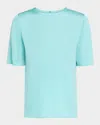 Kobi Halperin Sylvie Stretch Silk Blouse In Capri