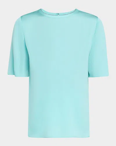KOBI HALPERIN SYLVIE CHAIN-TRIM CREWNECK BLOUSE