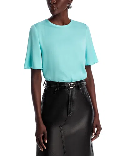 Kobi Halperin Sylvie Stretch Silk Blouse In Capri