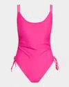 Kobi Halperin Tam One-piece Swimsuit In Hot Pink