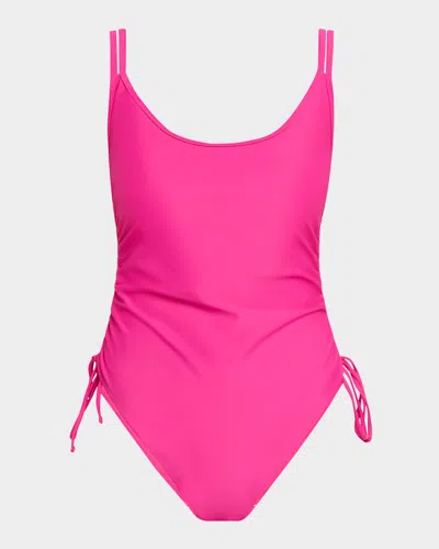 Kobi Halperin Tam One-piece Swimsuit In Hot Pink
