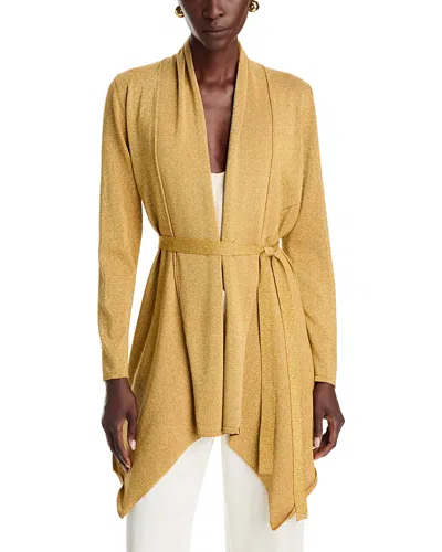 Kobi Halperin Tate Belted Cardigan In Yellow
