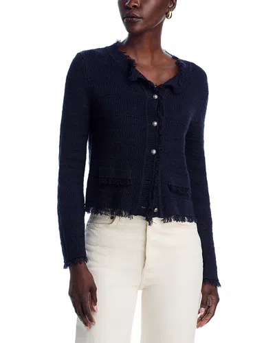 KOBI HALPERIN TAZA CREWNECK CARDIGAN SWEATER
