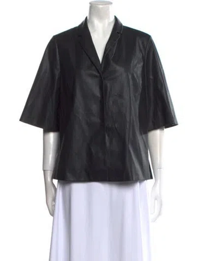 Pre-owned Kobi Halperin Three-quarter Sleeve Blouse In Black