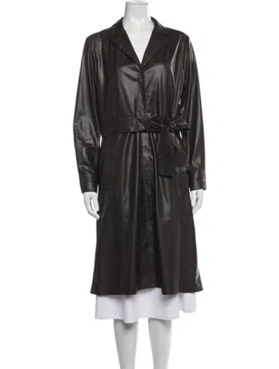 Pre-owned Kobi Halperin Trench Coat In Brown