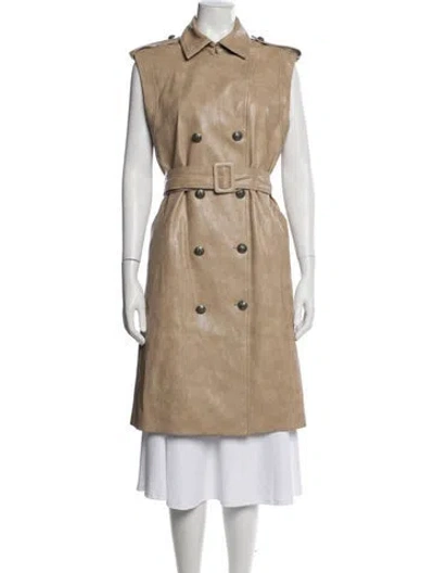 Pre-owned Kobi Halperin Trench Coat In Neutral