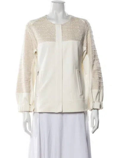 Pre-owned Kobi Halperin Tweed Pattern Jacket In Neutral