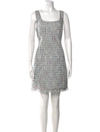 Pre-owned Kobi Halperin Tweed Pattern Mini Dress W/ Tags In Multi