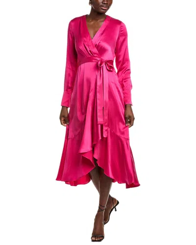 KOBI HALPERIN VICTORIA SILK MIDI DRESS