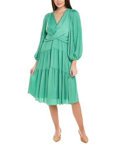 Kobi Halperin Vienna Midi Dress In Green