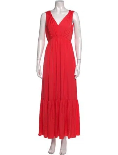 Pre-owned Kobi Halperin V-neck Long Dress W/ Tags In Pink