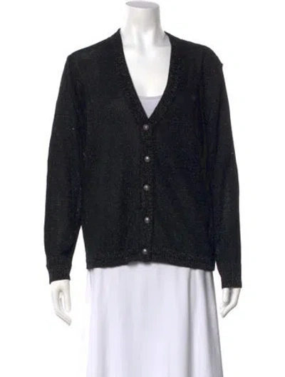 Pre-owned Kobi Halperin V-neck Sweater In Black