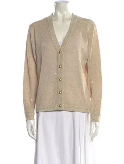 Pre-owned Kobi Halperin V-neck Sweater W/ Tags In Neutral