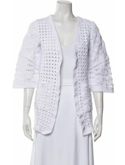 Pre-owned Kobi Halperin V-neck Sweater In White