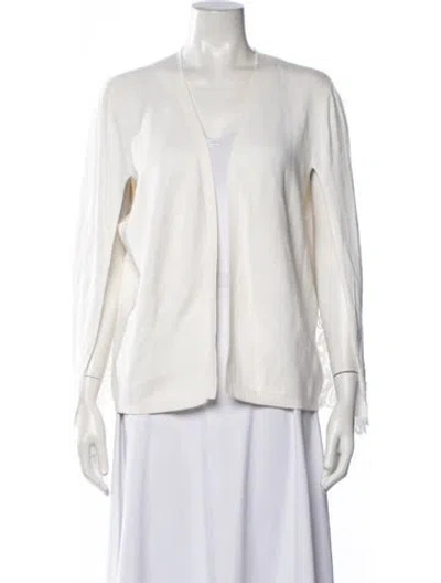 Pre-owned Kobi Halperin V-neck Sweater In White