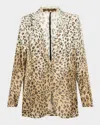 Kobi Halperin Wacks Ombre Leopard-print Jacket