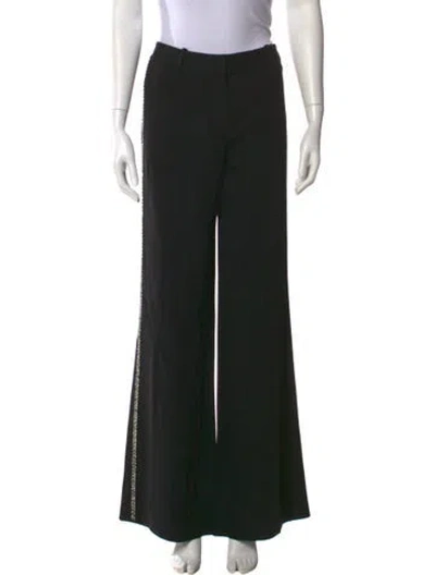 Pre-owned Kobi Halperin Wide Leg Pants In Black
