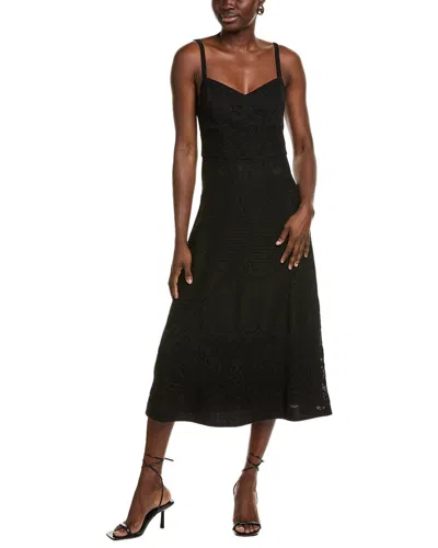 Kobi Halperin Willow Midi Dress In Black