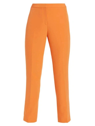 Kobi Halperin Women's Alexi Twill Crop Cigarette Pants In Saffron