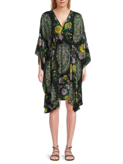 Kobi Halperin Women's Alice Mixed Print Cover-up Midi-dress In Multi