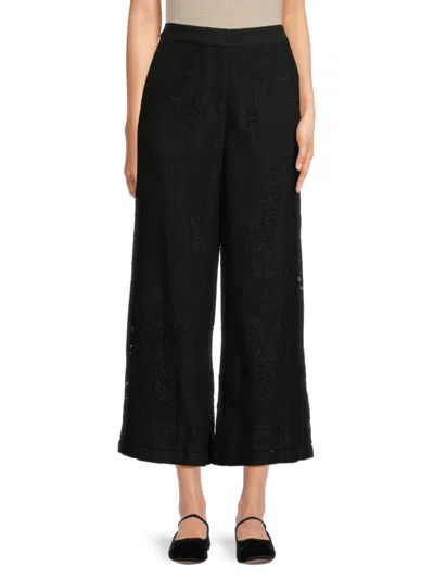 Kobi Halperin Women's Anisa Summer Lace Wide-leg Pants