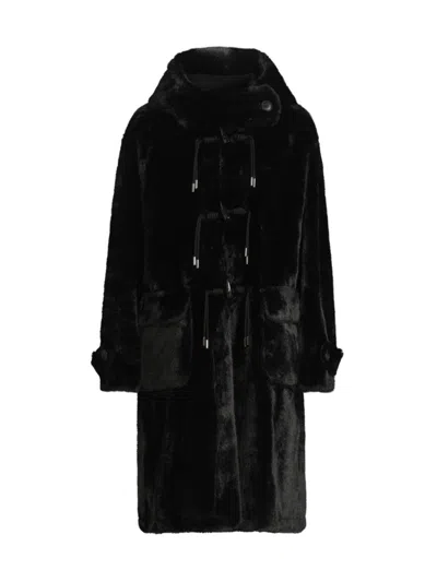 Kobi Halperin Women's Ariel Faux Fur Hooded Coat In Black