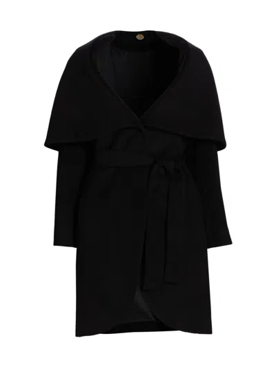 Kobi Halperin Women's Aura Brushed Wool Coat In Blue