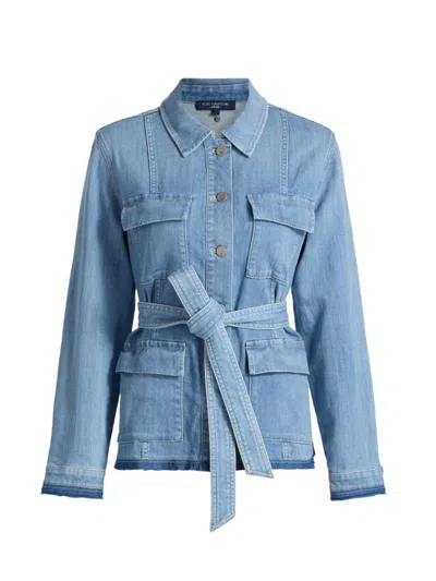Kobi Halperin Women's Becca Tie-waist Denim Utility Jacket In Blue