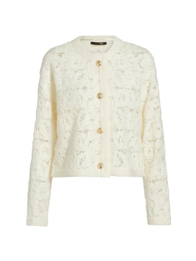 Kobi Halperin Women's Cece Wool-blend Cardigan In White