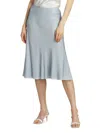 Kobi Halperin Women's Dallas Crystal-embellished Silk-blend Skirt In Blue