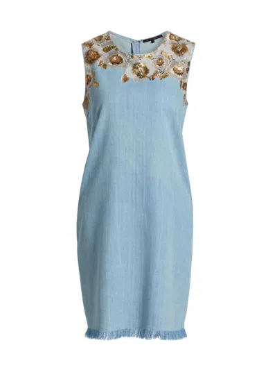 Kobi Halperin Women's Dallas Denim Minidress In Purple