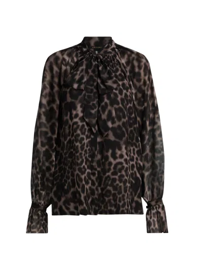 Kobi Halperin Women's Davi Leopard-print Blouse