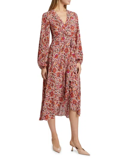 Kobi Halperin Women's Dorothy Paisley Wrap Dress In Multi