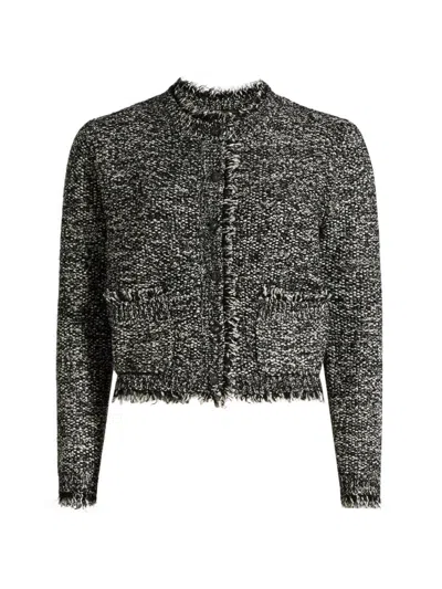 Kobi Halperin Women's Emorie Moss-stitch Stretch-cotton Sweater In Gray