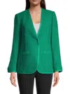 Kobi Halperin Jordi Single-button Twill Jacket In Green